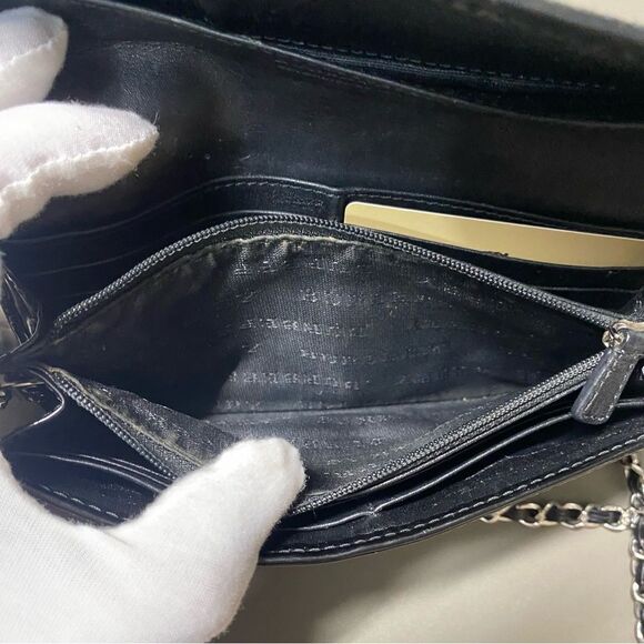 BURBERRY Nova Check Pvc/Patent Leather Wallet to Crossbody Bag 💼 - Picture 16 of 17